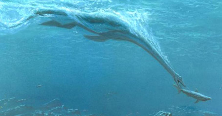 Confirmed Hoax: Latest Plesiosaur Sighting Blue Whale in Plesiosaur Costume