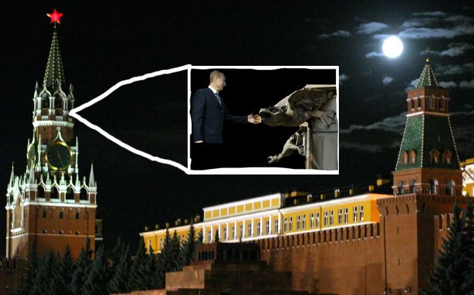 World Shudders as Putin Feeds Kremlin After Midnight