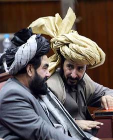 Silly Hat Day Goes Unnoticed at Afghani Parliament