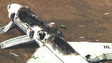 Asiana Deems Flight 214 Salvageable, “It just needs some duct tape.”