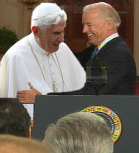 Gaffe Guru Biden Introduces a Scandal Weary Pope