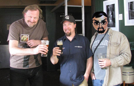 Alex Bone, Mick Zano, and Casey Carhart of Deschutes Brewery