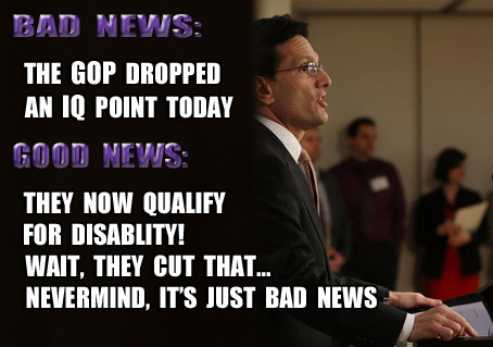 David and GOPliath? Cantor now eligible for Obamacare