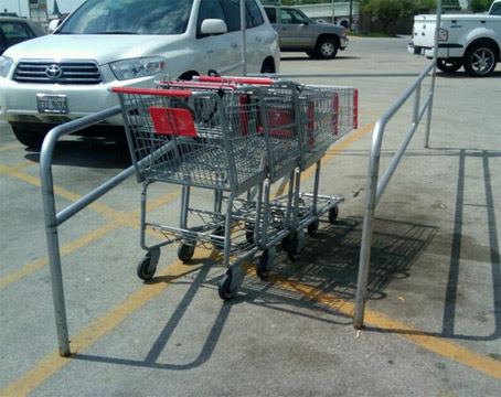 47-Year-Old Discovers Function of Cart Corrals, "I always thought carts were herd animals."