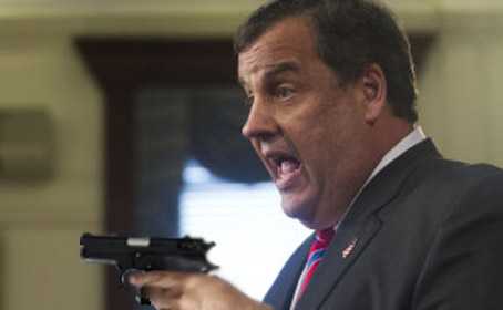 Christie Warns: "I will Shoot the Next Reporter who Mentions Bridgegate in the Face," Breaking: Christie Shoots Reporter in Face