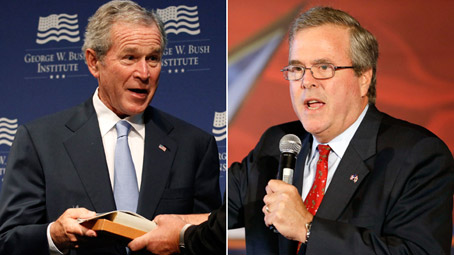 W Says Jeb is the Man for 2016, Because nepotism has worked out so well in the past