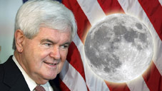 Gingrich Vows to Campaign on Future Moon Base