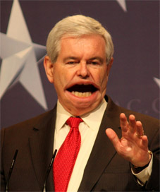 GOP Claims Gingrich’s Mouth Nearly Contained at this Time