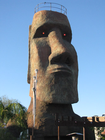 The Shanty, giant moai