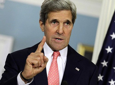 Kerry Makes Hilarious War Gaffe, "We are certain the Syrian regime is using chemical tampons against their own pimples."