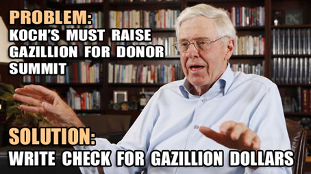 The Koch Brothers Solve Donor Summit Dilemma