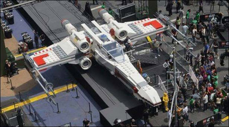 Ghetto Shaman Vows to be the First to Fly 23-Ton Lego X-Wing Model