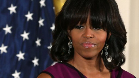 Michelle Obama’s Heckler Added To Terrorist Watch…Never mind; drone strike successful 