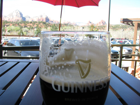 The View from My Guinness: A Stout Pours in Sedona