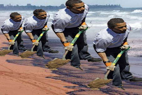 Obama Clones Dispatched for Gulf Clean Up