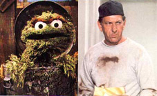 Oscar the Grouch Gives Klugman’s Eulogy