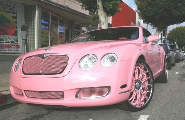 CRIME AGAINST HUMANITY 2008 PARIS HILTON’S NEW BENTLEY...If half-million dollar Bentleys coud talk, this one would be begging for the crusher