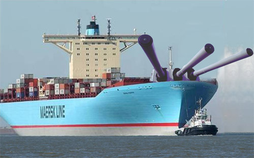 Maersk Line's Answer to Somali Pirates...The new MV Maersk Phalanx